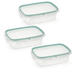 Set 3 contenitori rettangolari 0,6 L Snipslock Snips