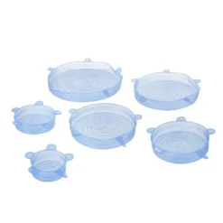 Set 6 coperchi in silicone estensibili Baker's Secret