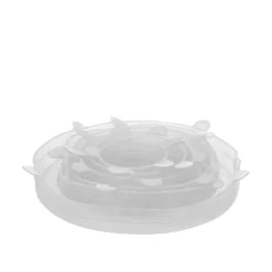 Set 6 coperchi in silicone flessibile
