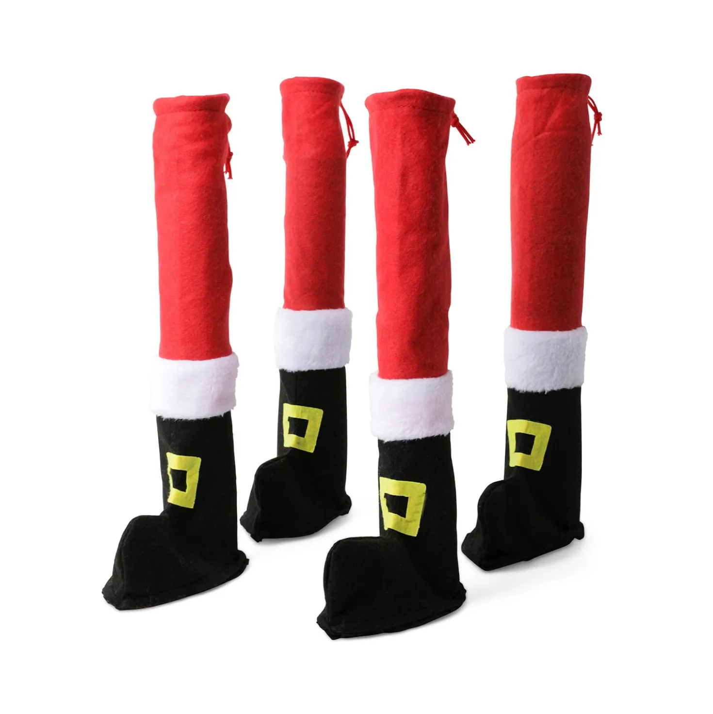 Set 4 coperture gambe sedia Babbo Natale