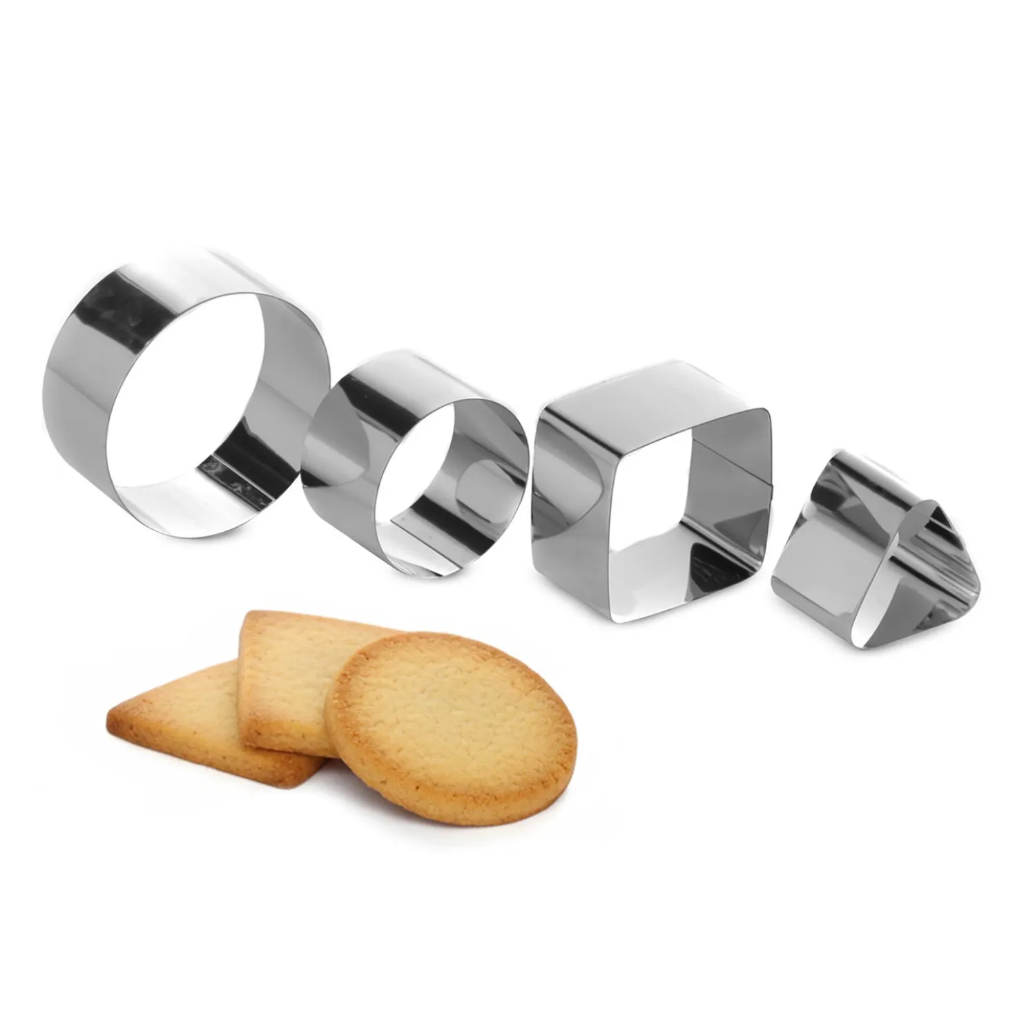 Set coppapasta in metallo, 4 pezzi