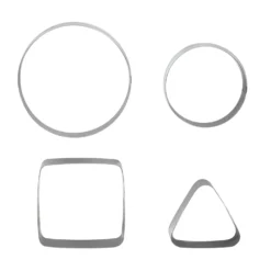 Set coppapasta in metallo, 4 pezzi
