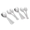 Set 12 cucchiai acciaio inox manico cuori
