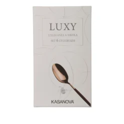 Set 6 cucchiaini bordeuax champagne Luxy