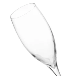 Set 6 flute Champagne Io vino in vetro cristallo