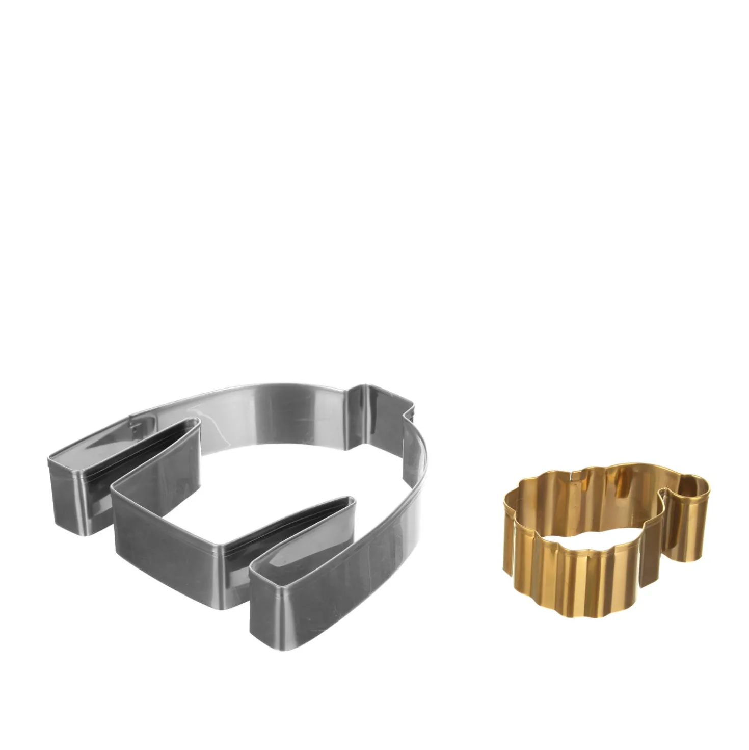 Set 2 formine tagliabiscotti Babbo Natale e maglione