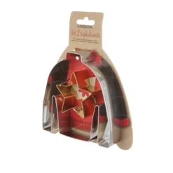 Set 2 formine tagliabiscotti Natale stella e maglione