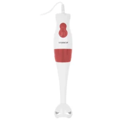 Set frullatore a immersione 3 in 1 rosso con stand