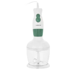 Set frullatore a immersione 3 in 1 verde con stand