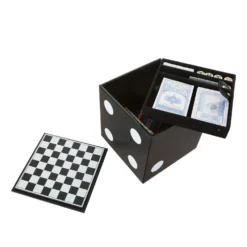 Set 6 giochi in 1 con poker, dama e scacchi