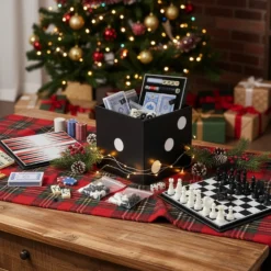 Set 6 giochi in 1 con poker, dama e scacchi