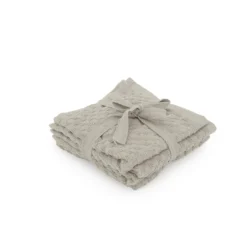 Set 4 lavette asciugamani 30x30 cm beige Basic