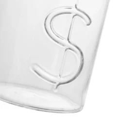 Set liquore bottiglia mano con 2 bicchieri
