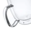 Set 2 mug da 280 ml, in vetro borosilicato da 12x8,5x11,5 cm