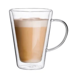Set 2 mug 300 ml in vetro borosilicato