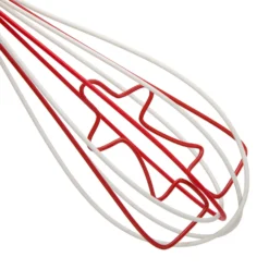 Set natalizio pinza e frusta silicone rosso