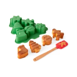 Set natalizio stampo albero e spatola