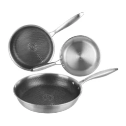 Set 3 padelle 20, 24 e 28 cm a 3 strati Tri - ply