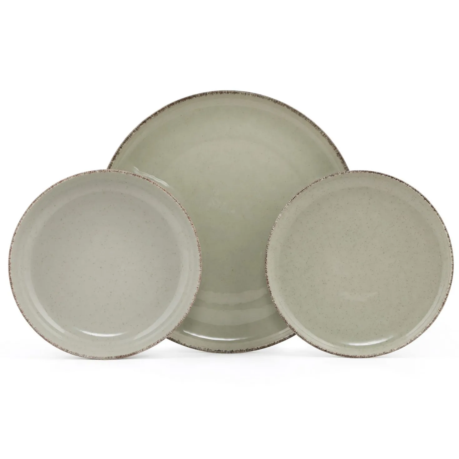 Set 18 pezzi tavola verde chiaro