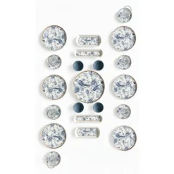 Set 21 piatti blue bird
