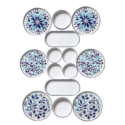 Set 14 piatti Blueetnic