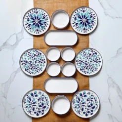Set 14 piatti Blueetnic