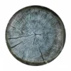 Set 18 piatti blu effetto legno
