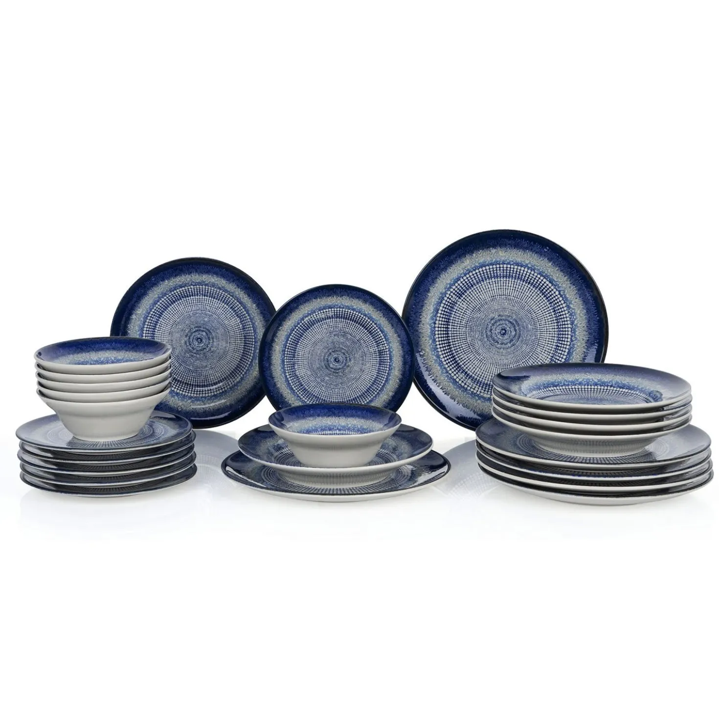 Set 24 piatti Circular