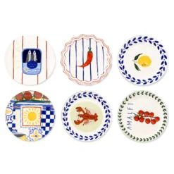 Set 6 piatti da dessert Austral