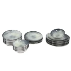 Set 24 piatti Eclissi
