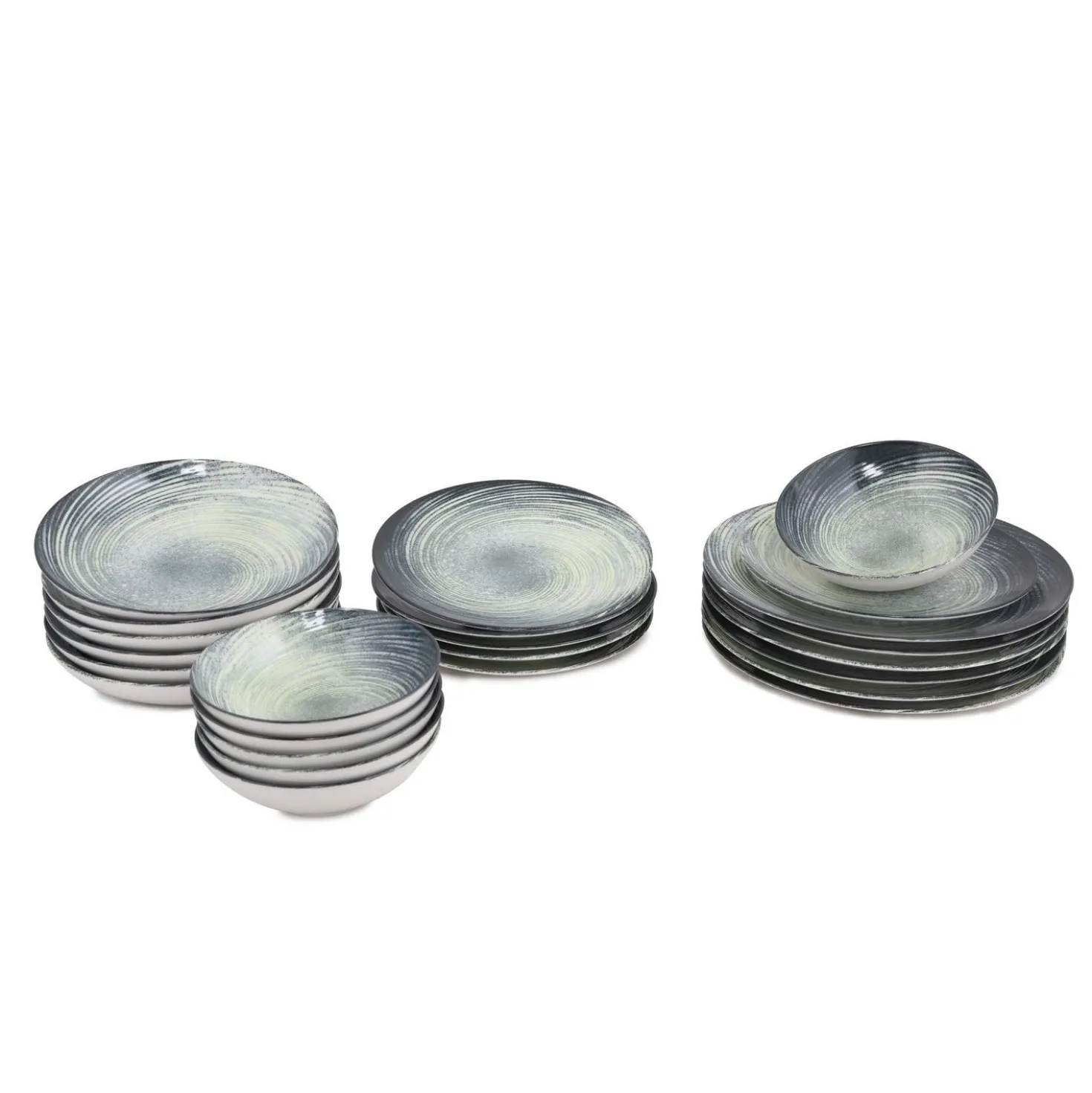 Set 24 piatti Eclissi