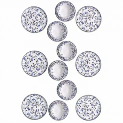 Set 18 piatti Roley blu