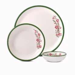 Set 10 piatti Rosella verdi