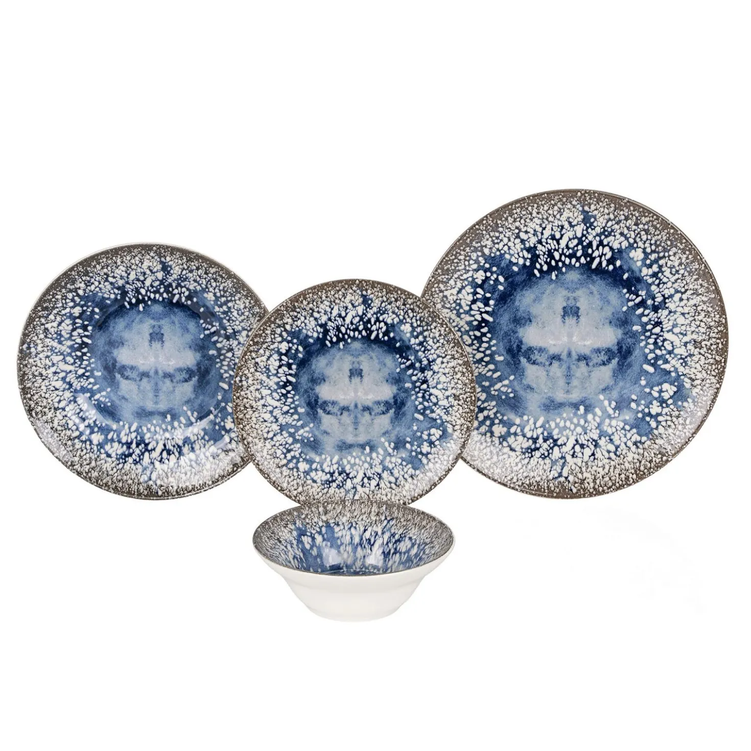 Set 24 piatti Stone Light