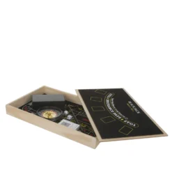Set poker Black Jack e Roulette da tavolo