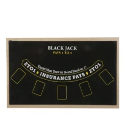 Set poker Black Jack e Roulette da tavolo