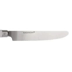 Set 24 posate acciaio Smooth Bianco
