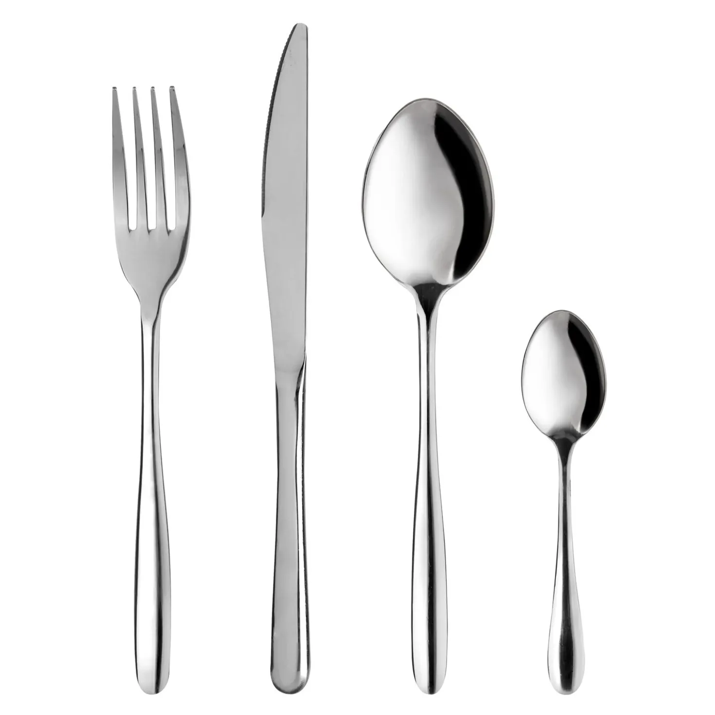 Set 24 posate Alfa in acciaio inox