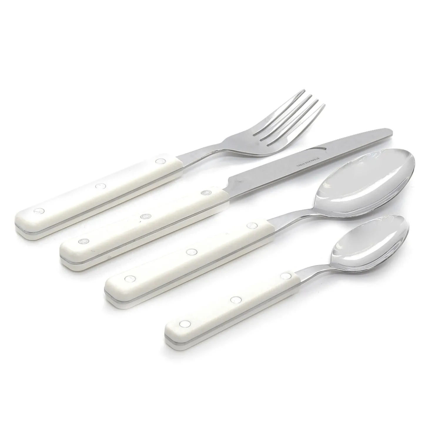 Set posate Con portaposate in metallo, 16 pezzi