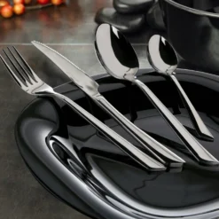 Set posate Delta da 24 pezzi, in acciaio inox