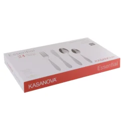 Set posate Essential in acciaio inox, 24 pezzi