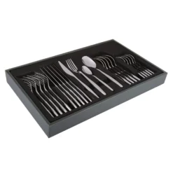 Set posate Gamma da 24 pezzi, in acciaio inox