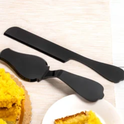 Set posate per torte Bon Ton nero Iplex