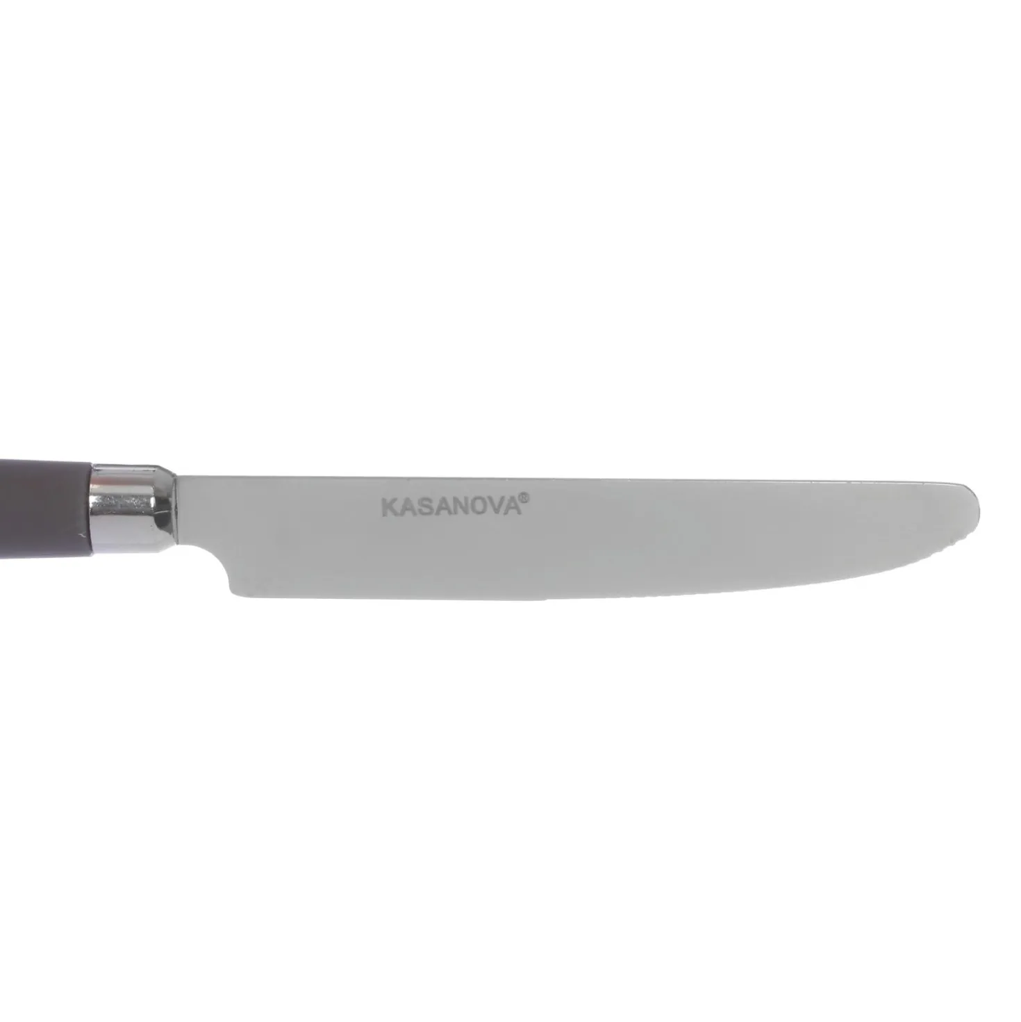 Set posate Smooth grigio in acciaio inox, da 24 pezzi