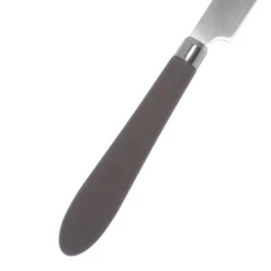 Set posate Smooth grigio in acciaio inox, da 24 pezzi