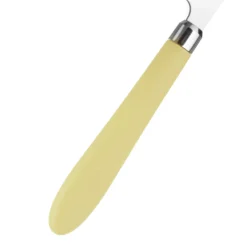 Set 24 posate Smooth in acciaio inox con manico verde chiaro