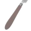 Set posate Smooth tortora in acciaio inox, da 24 pezzi