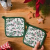 Set 2 presine forno 20x20 cm agrifoglio