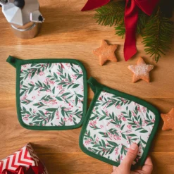 Set 2 presine forno 20x20 cm agrifoglio