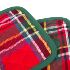 Set 2 presine 20x20 cm tartan